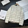 Nueva colección de invierno: chaqueta de plumón simple, versátil, de color sólido, ligera, cálida y delgada. 13608