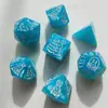 Set de Dados de Pascua de 7 Piezas, Diseño de Conejito, Set de Patrón Patentado Multilado, Dados para Juego de Mesa Dungeons & Dragons para Uso Transfronterizo
