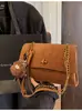 Bolso Retro Versátil de Primavera 2026 Transfronterizo para Mujer, Bolso Tote Cruzado Casual de Cadena para Hombro de Gran Capacidad