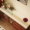 Tapete de Mesa Estilo Retro Americano para Aparador, Tapete Resistente ao Calor, Decoração de Gabinete de Entrada Resistente a Altas Temperaturas, Toalha de Mesa à Prova de Poeira, Tapete de Proteção para Bancada