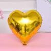 Globo publicitario de película de aluminio para exteriores al por mayor, impresión de logotipo, código QR, forma de corazón, 18 pulgadas, tienda de aniversario, tienda de celebración