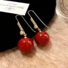 Aretes Ovalados de Acrílico con Patrón de Aguja Plateada, Aretes Sencillos Retro de Alta Gama, Casuales y Versátiles, Aretes Elegantes para Mujer