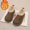 Botas de Nieve Cálidas para Niños 2025 Invierno Nuevos Zapatos para Niños Botines Cortos para Niñas Botas tipo Martin con Felpa Adentro Botas Zapatos de Algodón