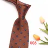 Corbata marrón formal de negocios de 8 cm en stock corbata de poliéster para hombre jacquard negocios corbata vintage fabricantes al por mayor