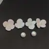 Tamancos de Ballet Novo Estilo com Flores Artificiais de Alta Qualidade, Adequados para Férias de Verão na Praia, Fivelas Doces, Acessórios Destacáveis