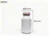 Garrafa Plástica de Grau Alimentício Pet Tampa Transparente de Camada Dupla Frasco para Comprimidos de Vitamina Suplemento de Saúde Frasco para Comprimidos de Iodo Fabricante Venda por Atacado em Estoque