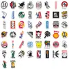 50 Pegatinas de Escritorio Creativas Personalizadas con Logo de Broma para Maletas, Impermeables, Sin Residuos de Pegamento, Pegatinas Removibles, Venta al por Mayor Transfronteriza