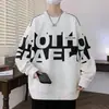 Sudadera casual elegante y moderna de estilo americano para hombre, con cuello redondo, corte holgado y mangas largas versátiles, perfecta para otoño e invierno, y disponible como conjunto para parejas