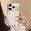 Oso de Chocolate Adecuado para Funda de Teléfono iPhone 18, 17 Pro Max, iPhone 16 Diseño Transparente Sencillo, Funda Suave Linda y a Prueba de Golpes para iPhone 14, 15