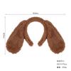 Venda Quente Transfronteiriça Amazon Halloween Tiara Infantil Orelhas de Cachorro Dálmata Fofa de Pelúcia Engraçada Adereço de Cabeça de Cachorro