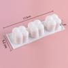 Molde de Silicone Cubo 3D de 6 Elos 15 Elos Forma para Assar Bolo Mousse Esférico Gelatina Grau Alimentício Antiaderente