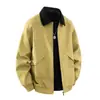 Nueva Chaqueta de Primavera y Otoño 2025 Abrigo Holgado de Trabajo Chaqueta de Cuero de Moda Estilo Americano Chaqueta de Cuero Impermeable Chaqueta de Motociclista