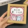 Creativo Nuevo Día de San Valentín Chino 520 Día de San Valentín Aniversario Adornos de Escritorio Dormitorio Pareja Exquisito Lindo Regalo Marco de Fotos