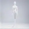 Accesorios para Maquetas de Vestidos de Novia, Escaparate de Tienda de Ropa Femenina, Maniquí de Cuerpo Entero Blanco y Negro, Soporte de Exhibición para Vestidos