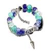 Pulsera de Mariposa Amor Flor Otoño Nueva Pulsera de Cristal de Mariposa para Mujer, Diseño de Nicho, Estilo Ins, Joyería de Pulsera para Estudiante de Alta Gama