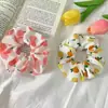 Scrunchie Dulce de Fresa Chica Ins Sencillo Tela de Gasa Lazo para el Cabello Diadema Accesorio de Cabello de Hada