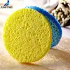 La esponja de algodón de pulpa de madera de celulosa tiene una gran capacidad de absorción de agua, que puede ser comprimida y absorbida, y luego expandida con múltiples patrones para hacer el logotipo.
