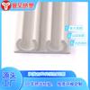 Equipamento de Grão de PVC Tubo Calha Plástica Calha Simples e Dupla Perfis Extrudados de Plástico PVC Podem Ser Fabricados de Acordo com Especificações e Desenhos Conforme Necessário