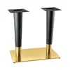 Patas de Mesa de Acero Inoxidable y Hierro Estilo Lujo Ligero, Base de Mesa de Comedor de Pizarra y Mármol, Base para Mesa de Café, Restaurante, Tienda de Té con Leche