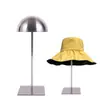 Soporte de Exhibición para Sombreros de Acero Inoxidable, Soporte para Sombreros, Perchero para Sombreros de Tienda de Ropa, Soporte de Exhibición, Soporte para Sombreros, Soporte de Piso de Altura Ajustable