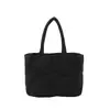 Bolsa tote da moda popular deste ano para mulheres, novo estilo Outono 2026, cor sólida, simples, bolsa de ombro único, para o trabalho, bolsa de axila