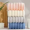 Toalla Facial Grande Lisa de Terciopelo Coral para Adultos Engrosada Absorbente Tipo Ola 35*75Cm105G