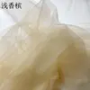 Tela de malla verde aguacate verde para decoraciones de boda, telas para colgar, vestidos de novia densos y suaves, vestidos de gala y telas Hanfu.