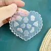 Molde de Arte para Uñas de Dibujos Animados al por Mayor Silicona de Alta Transparencia No se Pone Blanco Molde para Uñas de Epoxi Flor de Tulipán Lazo