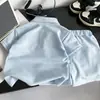 Traje de Verão para Meninos 2026 Crianças Algodão Piquet Bordado Cachorrinho Camisa Polo de Manga Curta Shorts Conjunto Fino de Duas Peças para o Verão