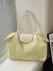 Bolso de mano informal de moda, gran capacidad, bolso de hombro de moda para mujer, bolso tipo cubo plisado versátil, comercio exterior transfronterizo