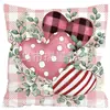 Funda de Almohada con Forma de Corazón y Letra para San Valentín, Funda de Almohada Decorativa para Sofá del Hogar, Venta Directa de Fábrica Funda de Almohada de Felpa Corta