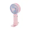 Ventilador Pequeno Elétrico Portátil USB Recarregável de Três Velocidades Novo de Verão para Uso Externo e Interno Conveniente Leve Mini