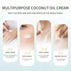 Tendência do TikTok Creme de Óleo de Coco Anti-Rachaduras Anti-Congelamento Hidratante para Mãos e Pés Reparo Suave Loção Corporal Nutritiva
