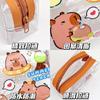 Porta-moedas Capivara Fofo Bolsa de Armazenamento de Moedas Capivara Estudante Transparente Bolsa de Moedas Pvc Mini Pequena Carteira