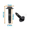 Tornillos para panel interior de puerta de coche Audi A1 A3 A4 A5 A6 Volkswagen Golf N90969901