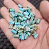 Cuentas redondas de turquesa sintética botones de jade cuentas de ábaco espaciadores cuentas espaciadoras cuentas sueltas de jade articulación de bambú tubo recto pilar recto adornos de cuentas de estilo antiguo