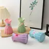 Estilo nórdico ins transfronterizo creativo anticaída cuerda de cáñamo ceñidor de cintura adorno de decoración del hogar jarrón de plástico arreglo floral recipiente pequeño