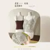 Camisola Floral de Encaje Francés para Mujer, Tallado 3D, Larga, Copa Suave con Relleno Integrado, Se Puede Usar por Fuera o como Ropa Interior, 6878