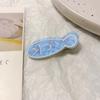 Pinza para el cabello de pececito de dibujos animados Corazón de niña Infantil Acrílico Clip para flequillo Lindo Clip para cabello suelto Lateral Tocado Accesorios para el cabello