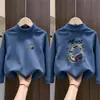 Ropa interior térmica casual de manga larga para niños, estilo nuevo Otoño Invierno, forro polar, camiseta de cuello alto para bebés, top interior, moderno