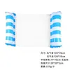 Manta Flutuante Inflável, Rede Flutuante, Jangada Flutuante, Boia de Natação, Brinquedo Aquático Dobrável para Adultos, Cama Flutuante para Natação, Cadeira Flutuante