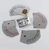 Ding comercio exterior al por mayor zhuizhou tuhao tablero de juego de oro carta de juego hermano pelo PET carta de juego creativa de lámina de oro en stock