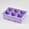 Bandeja de Silicona para Cubitos de Hielo de 6 Compartimentos Transfronteriza, Caja Doméstica de Silicona de Grado Alimenticio para Hacer Hielo, Fabricador Rápido de Cubitos de Hielo