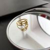 Anel de Amor Design de Nicho Novo Luxo Leve Combina com Tudo Pulseira Feminina Vazada Não Desbota Estilo Celebridade da Internet