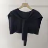 Casulo de Algodão Estilo Coreano Cor Sólida Versátil Tricotado Pequeno Xale 2026 Primavera Cachecol Quente para Pescoço Acessório de Moda Feminina