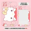 Conjunto de Cartões Fofos Desenho Animado Ins Sanrio Refeição Card Certificado de Ônibus Conjunto de Proteção de Acesso ao Campus Cordão para Cartão de Acesso
