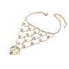 Pulsera de fiesta popular europea y americana al por mayor para mujer, modelo de escenario, borla de actuación, anillo de pulsera femenina 1005#