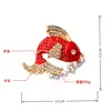 Broche de Mariposa de Cristal Vintage Broche de Animal Camelia de Lujo Ligero de Alta Calidad Hebilla de Pin de Corsage Femenino Ropa