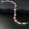 Pulsera de Zirconia Chapada en Oro para Mujer, Dulce Regalo de Cumpleaños, Joyería de Comercio Exterior, Regalo del Día de la Madre
