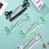 Set de tijeras para cortar pelo de bebé para niños tijeras de flequillo con dientes tijeras planas peine herramientas de aseo para mascotas set de tijeras de peluquería